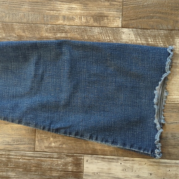 COWGIRL TUFF "Livin' On The Edge Trouser" flare stretch jeans sz 26x35L Tall - Picture 11 of 16